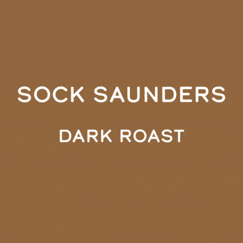 Sock Saunders Dark Roast Coffee